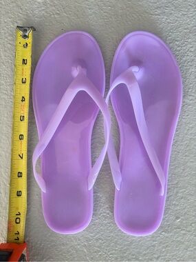 NOBO Lavender Purple Women's Jelly Flip Flop Sandals